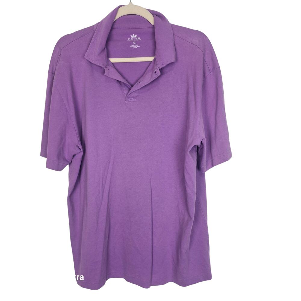 Peter Millar Mens Seaside Wash Golf Polo Shirt Size M Stretch Resortwear Active